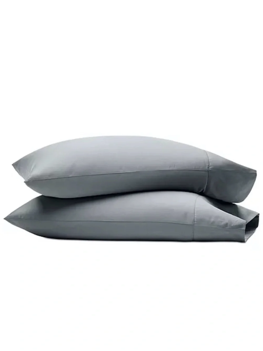 New 2 PILLOWCASES king BOLL & BRANCH BLUESTONE  BLUE GRAY luxury signature